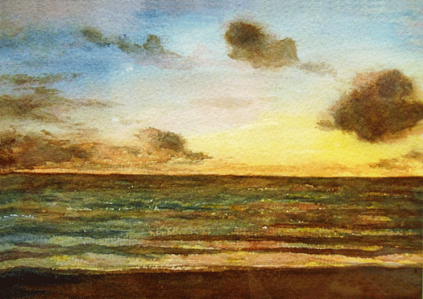 Sunset Sea by Lorna Mason