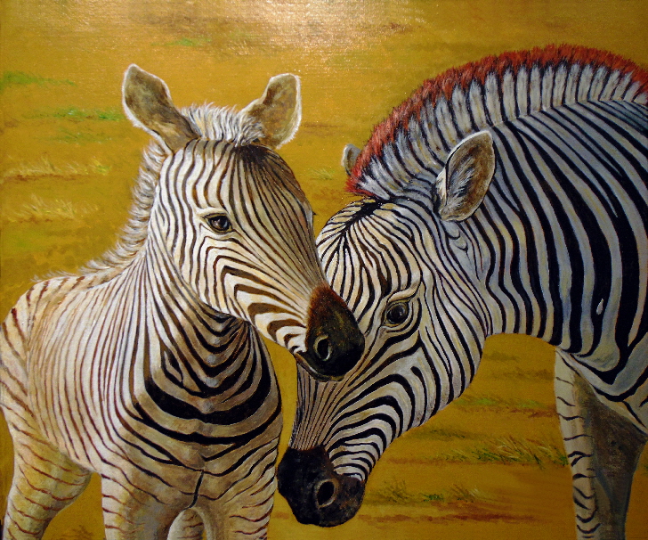 Zebra Love by Sybil Purvis