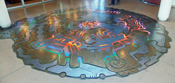 The Floor Design in the Main CERN Visitor Centre.