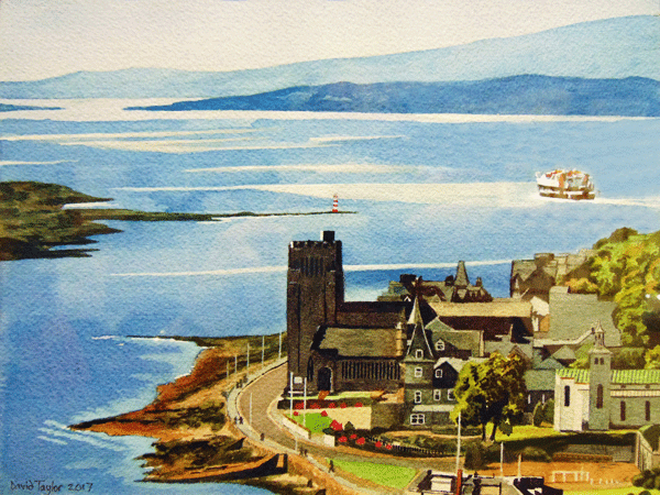 Ferry Leaving Oban by David Taylor