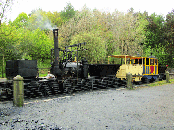 Beamish Open Air Museum - one of the original steam engines