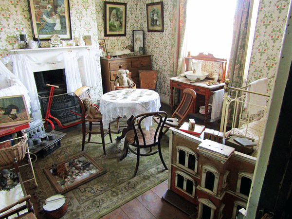 Inside a Victorian house